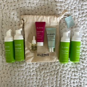 NIP ELEMIS Superfood cleansing foam midnight facial pro collagen facial oil